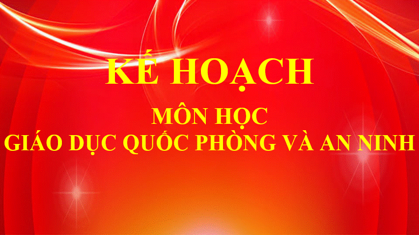 Kế hoạch giảng dạy GDQP&AN HK2 năm 2024_khóa TS2023 đợt 6-7-8-9